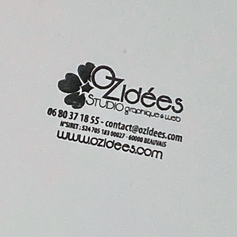 Création de tampons avec logo entreprise - Ozidees studio beauvais